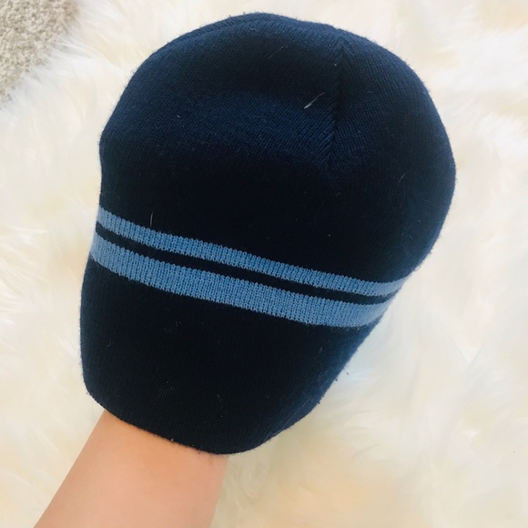 Vintage | Y2K Navy & Carolina Blue Beanie - Picture 3 of 4